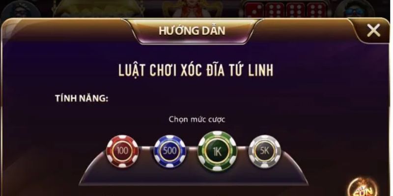 Phối các hình thức cược sẽ gia tăng được tỉ lệ chiến thắng xóc đĩa tứ linh